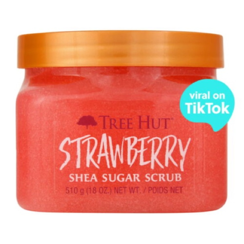 Tree Hut shea sugar scrub Strawberry 18oz